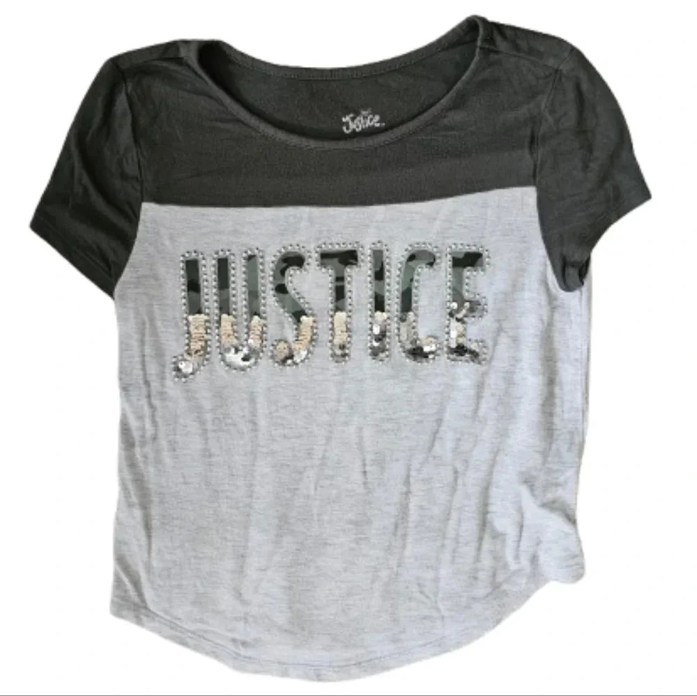 Justice T-Shirt for Girls. V